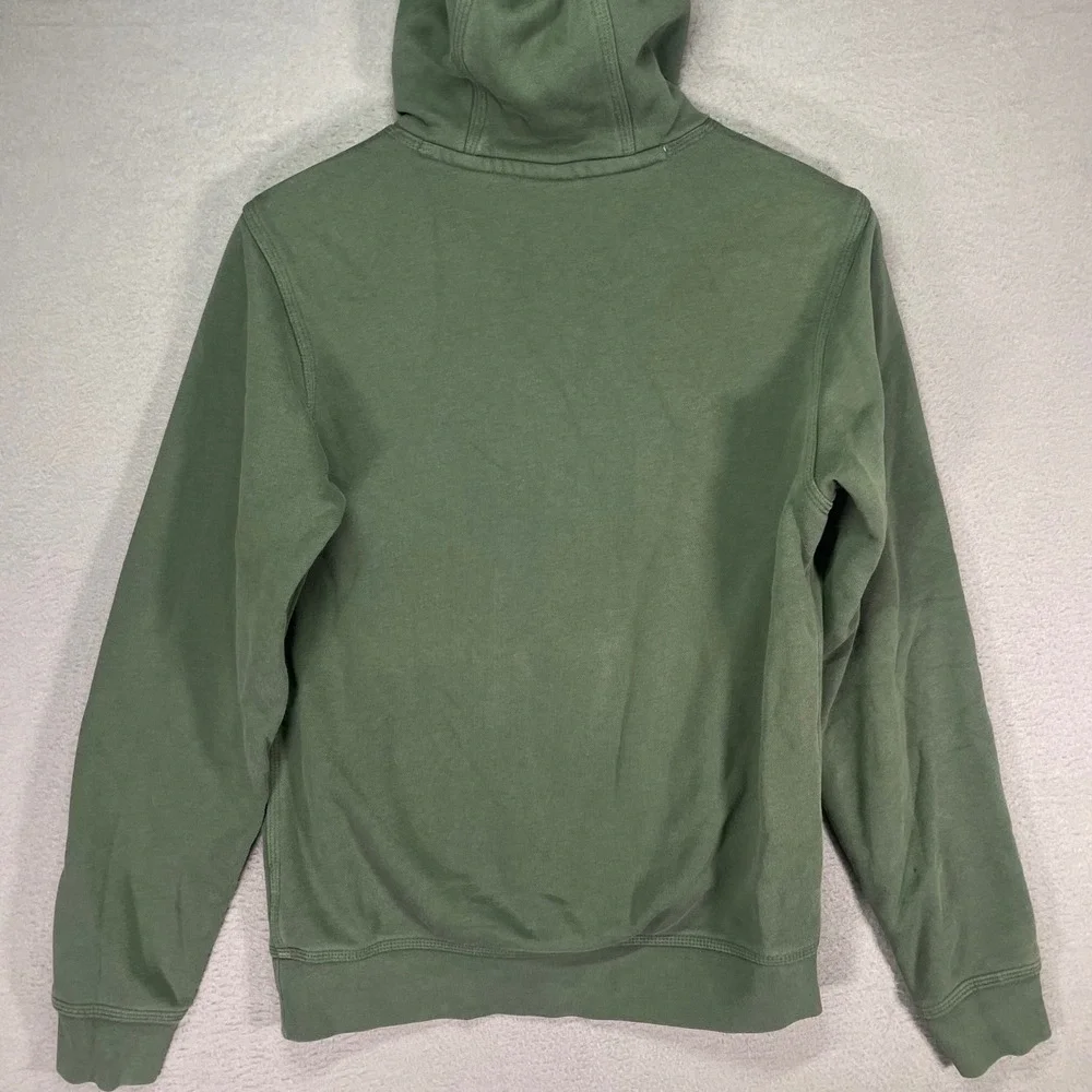 Nike Club Fleece Pullover Hoodie Olive Green Small Swoosh Sweatshirt Men‎ S